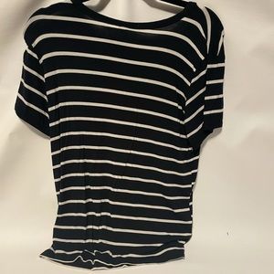 Soft thin light skin feel stripped pizza shirt